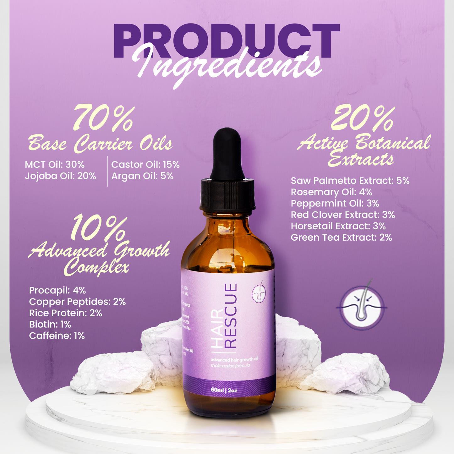 Advanced Hair Growth Oil 60ML